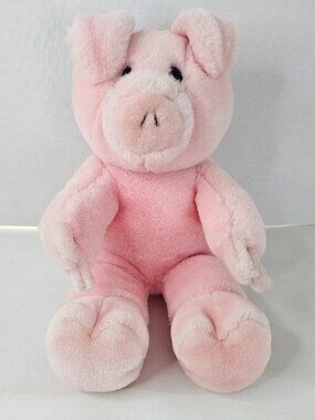 Dakin 1986 Pink Pig Plush Farm Stuffed Animal Collectible Toy Vintage Korea